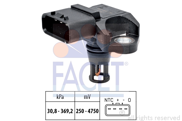 Senzor presiune si temperatura aer Opel Astra J A17DTJ FACET